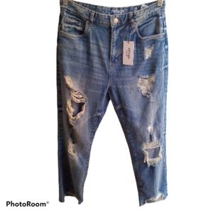 Refuge denim straight vintage high rise size 9